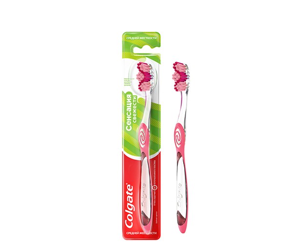 Colgate კბილის ჯაგრისი Sensation Fresh